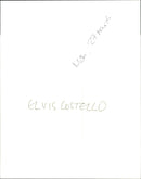 Elvis Costello - Vintage Photograph