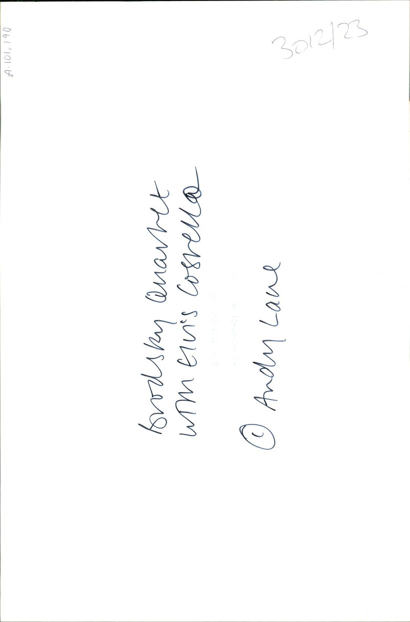 Elvis Costello - Vintage Photograph