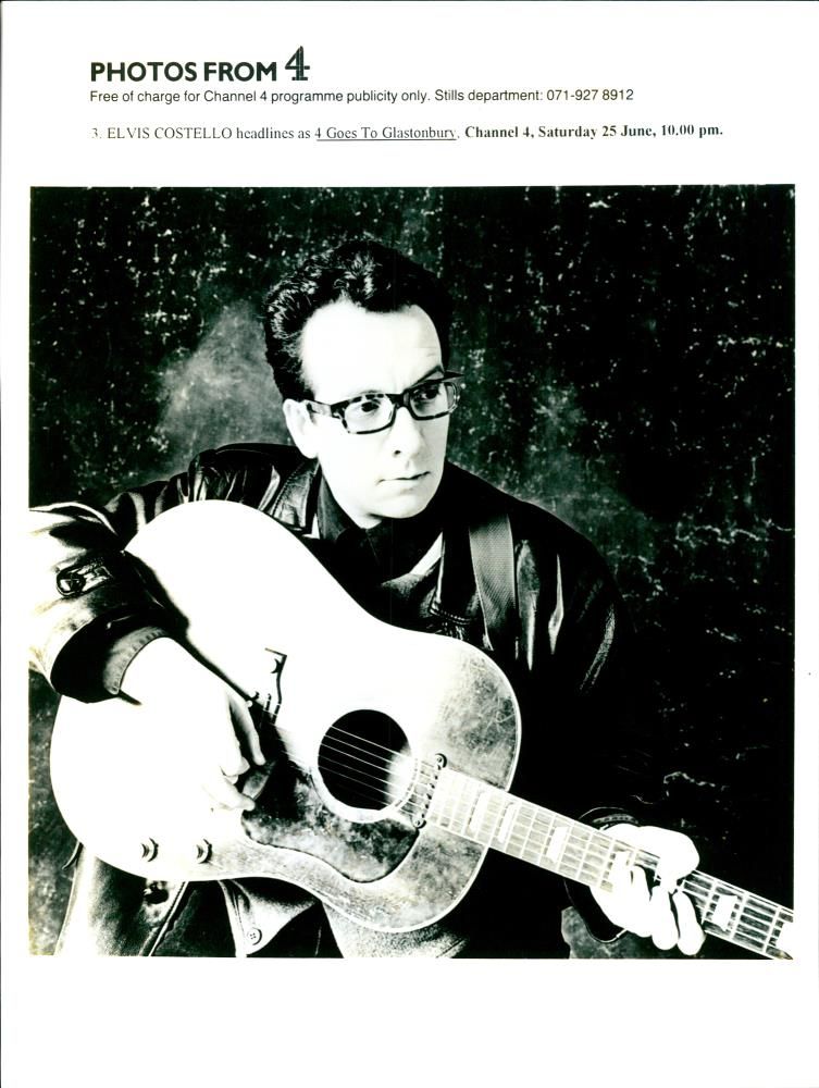 Elvis Costello - Vintage Photograph