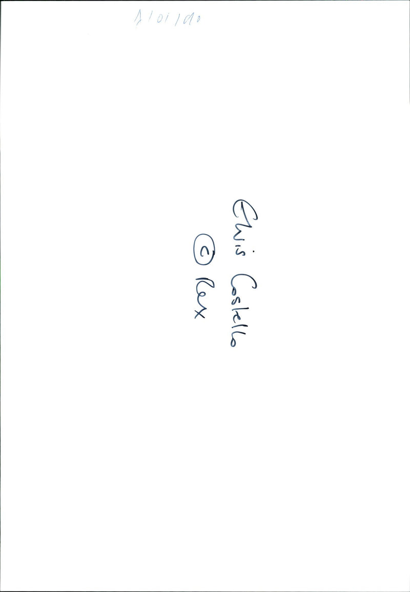 Elvis Costello - Vintage Photograph