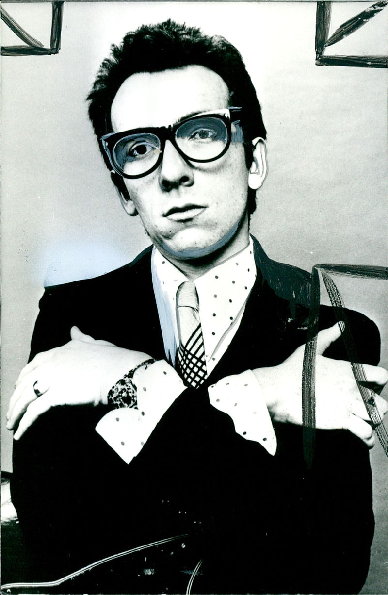 Elvis Costello - Vintage Photograph