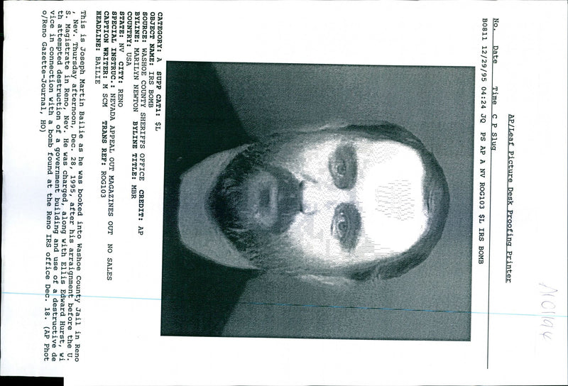 1995 JOSEPH MARTI EDWARD SYKES MARILYN NEWTON ELLIS TITLE USA WRITER COUNTRY - Vintage Photograph