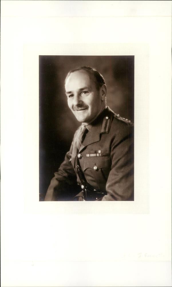 Lt.-Col John Ricketts - Vintage Photograph