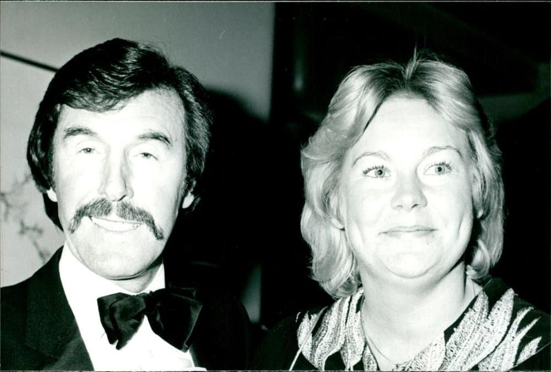Ray McVay and his wife. - Vintage Photograph