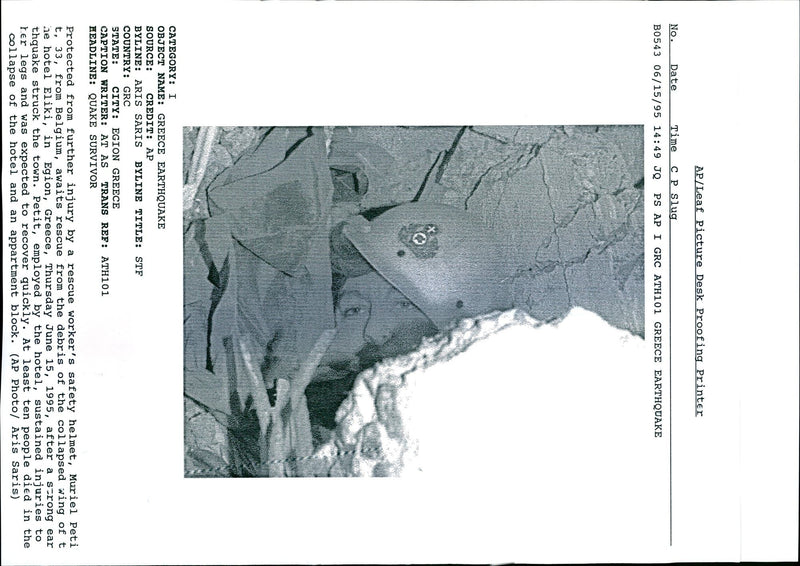 1995 LEAF PICTURE DESK PROOFING PRINTER WRITER BELGIUM DIED COUNTRY TITLE - Vintage Photograph