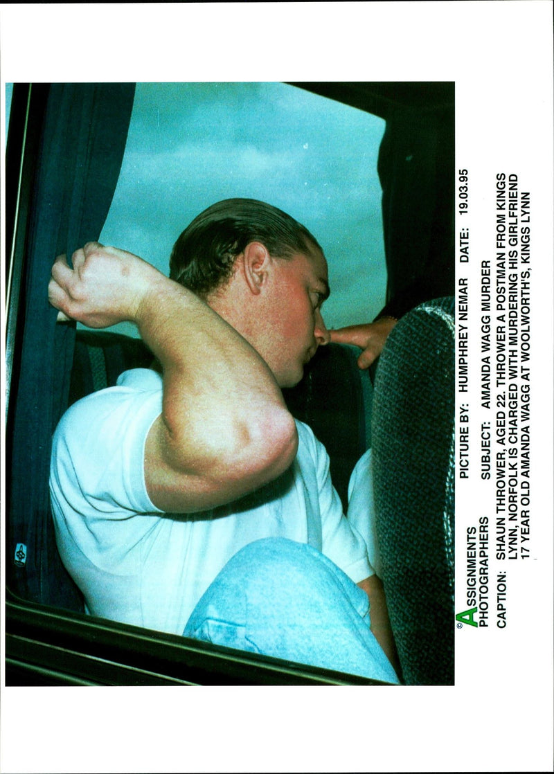 1995 AMADA WAGG CHARGED WITH MURDERIG HER YEAROLD LYONS AMANDA SHAUN - Vintage Photograph