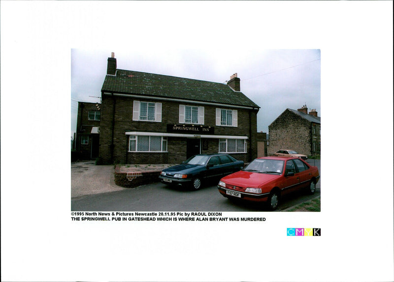 1995 THE MURDER ALAN BRYANT PUB GATESHEAD ONE RAOUL DIXON - Vintage Photograph