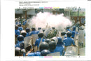 1995 RIOT POLICE FIRE TEARGAS DURING PROTEST MOHAMMAD SHAHIDULLAH WRITER - Vintage Photograph