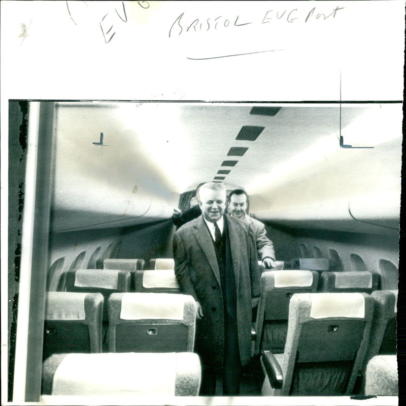 Marc Jacquet and Mr. Amery. - Vintage Photograph