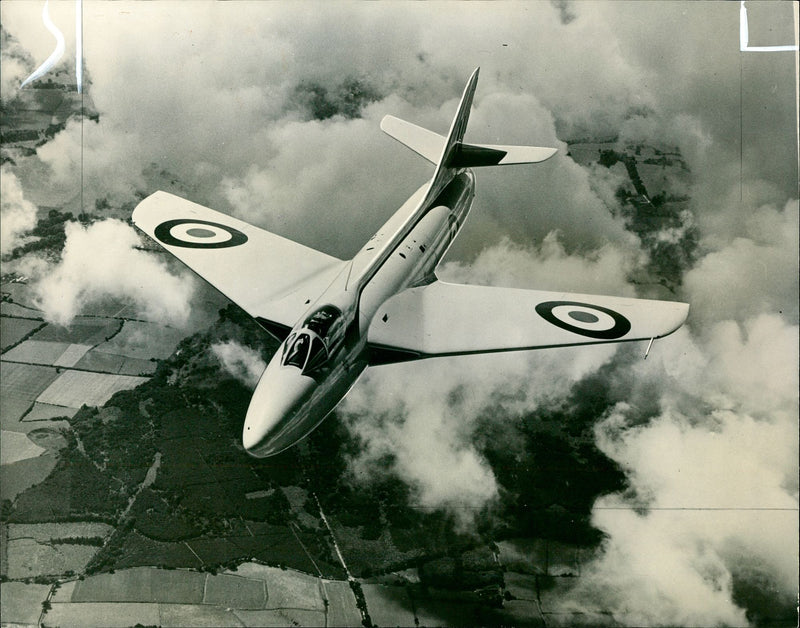 Hawker Hunter Aircraft - Vintage Photograph