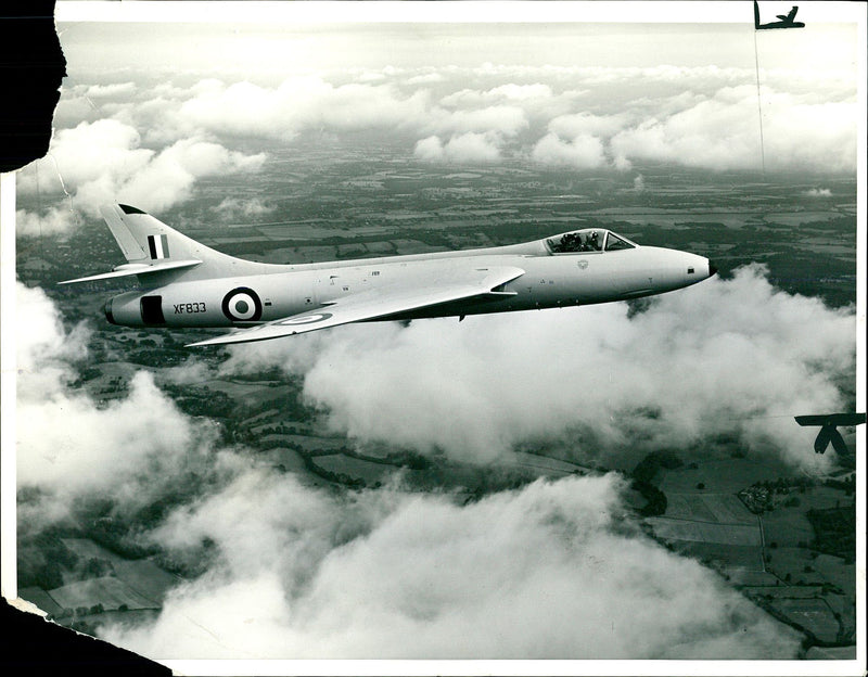 Hawker Hunter Aircraft - Vintage Photograph