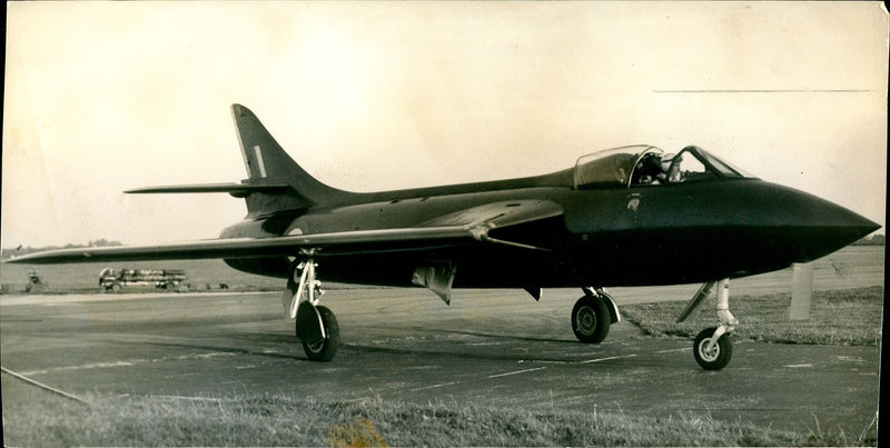 Hawker Hunter Aircraft - Vintage Photograph