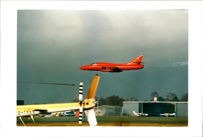 Hawker Hunter Aircraft - Vintage Photograph