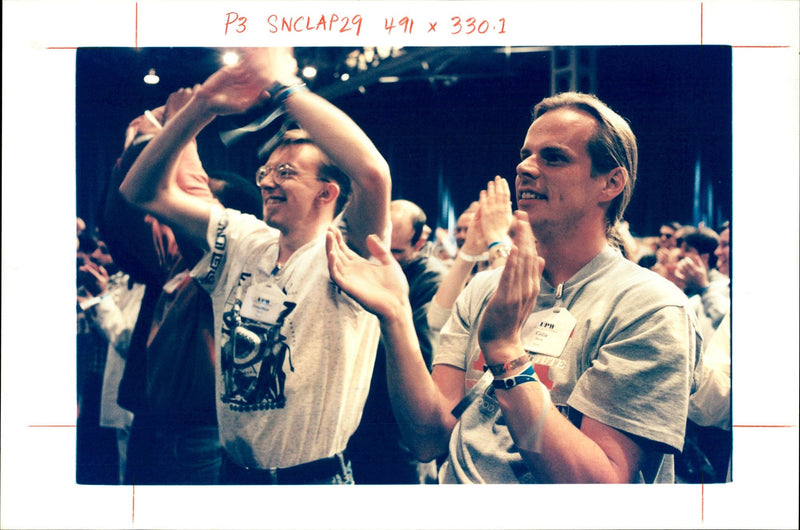 THE FIREWALK TAKES PLACE CHRISTOPHER COX ANTHONY ROBBINS MUSIC BRITISH - Vintage Photograph