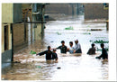 1994 FAR THE MONSOON RAINS HAVE FLOODED JULY RAWALON TITLE WRITER COUNTRY - Vintage Photograph