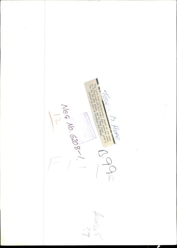 Christian Aid Week concert at St. Paul's Cathedral ground - Vintage Photograph