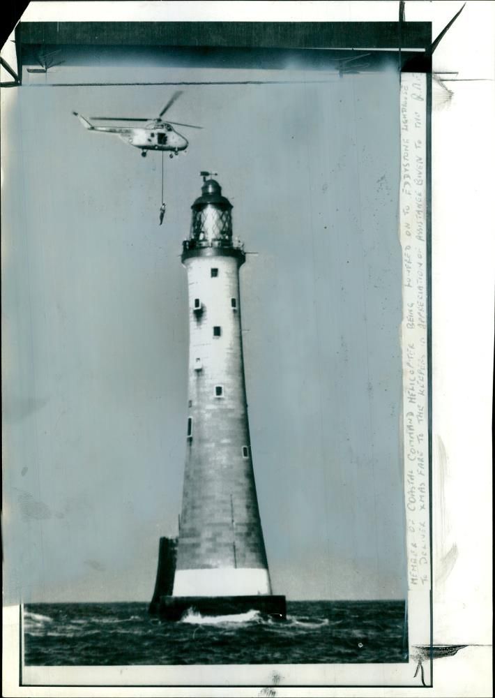 Eddystone Lighthouse - Vintage Photograph