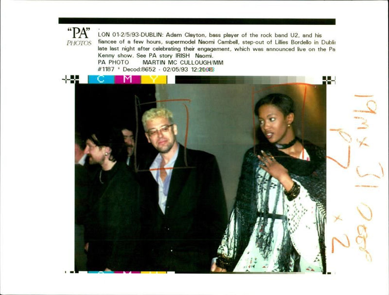 U2 Rock band - Vintage Photograph