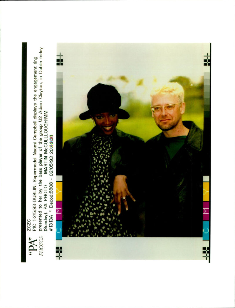 U2 Rock band - Vintage Photograph