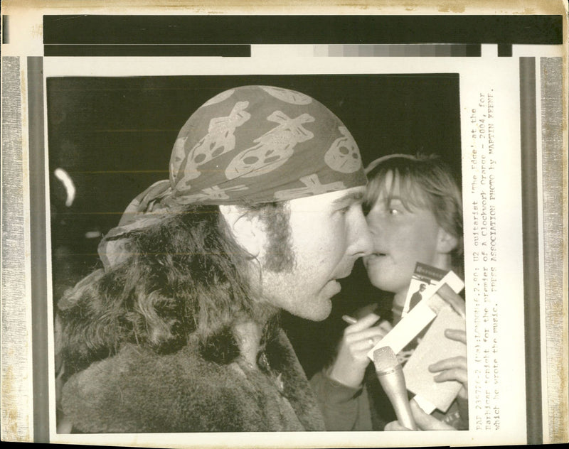 U2 Rock band - Vintage Photograph