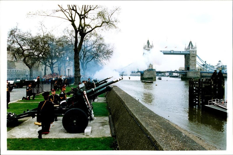 Gun Salute - Vintage Photograph