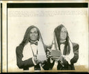 Milli Vanilli at the 17th annual American Music Awards - Vintage Photograph