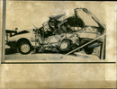Remains of Christien Spring's Father's Mazda - Vintage Photograph