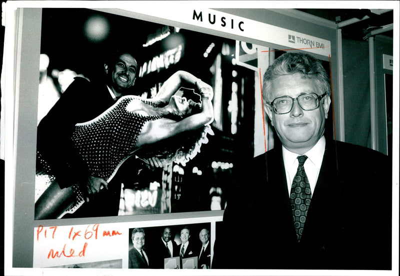 1990 COLIN SOUTHGATE THE CHAIRMAN AND CHIEF EXECU BOB DEAR MUSIC PUBLISHED - Vintage Photograph