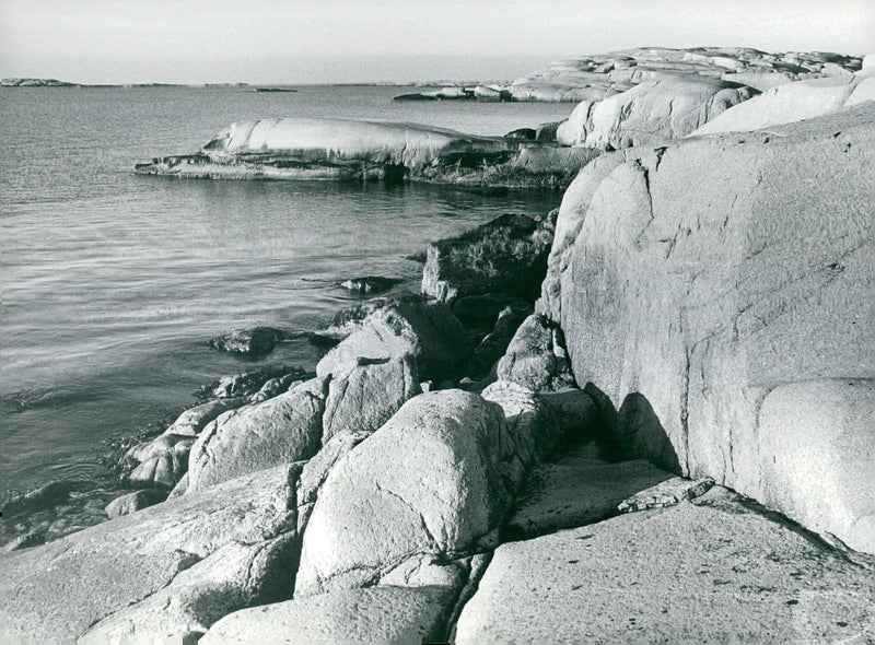 Valön's nature reserve in Bohuslän - Vintage Photograph