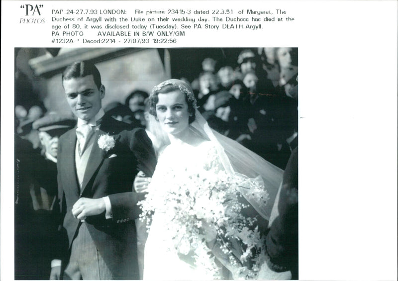 Margaret Duchess of Argyll - Vintage Photograph