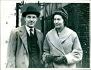 Sir Giles Rolls Loder and  Lady Loder. - Vintage Photograph