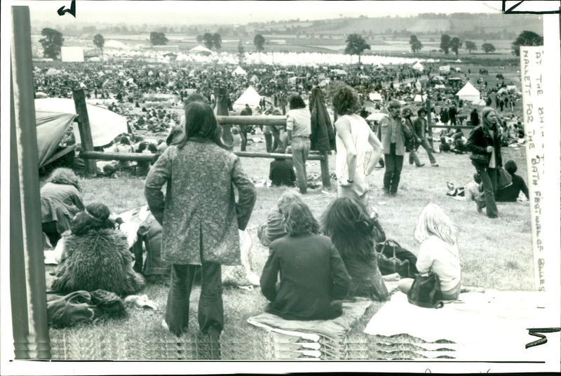 TWO DAY BATH FESTIVAL BLUES AND PROGRESSIVE MUSIC THE WEST - Vintage Photograph