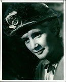 Actress Barbara Mullen as Jane Marple in 'The Murder at the Vicarage' - Vintage Photograph