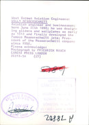 Willy Messerschmitt - Vintage Photograph