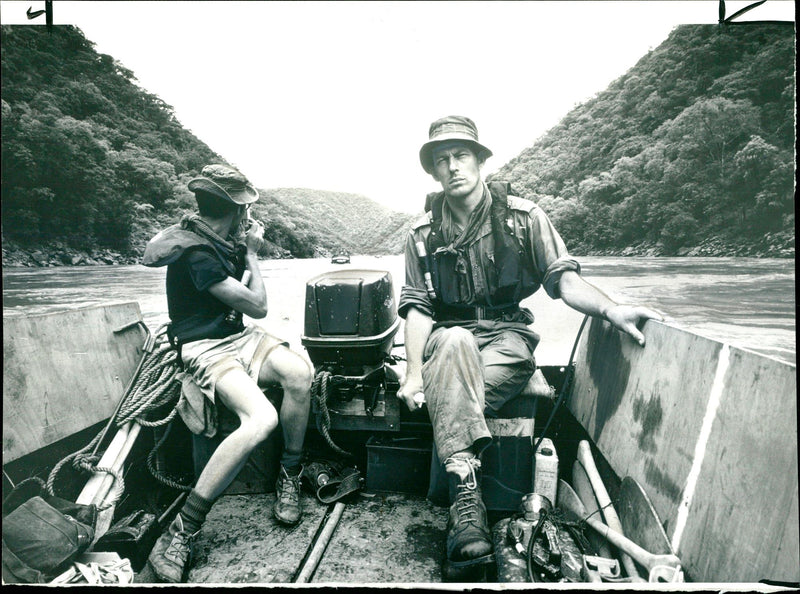 CPL IAN MCLEOD THE SAS REGT WAS LATER DROWNED TRYING EXPEDITION BLACK - Vintage Photograph