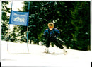 Prince Harry skying in Lech - Vintage Photograph