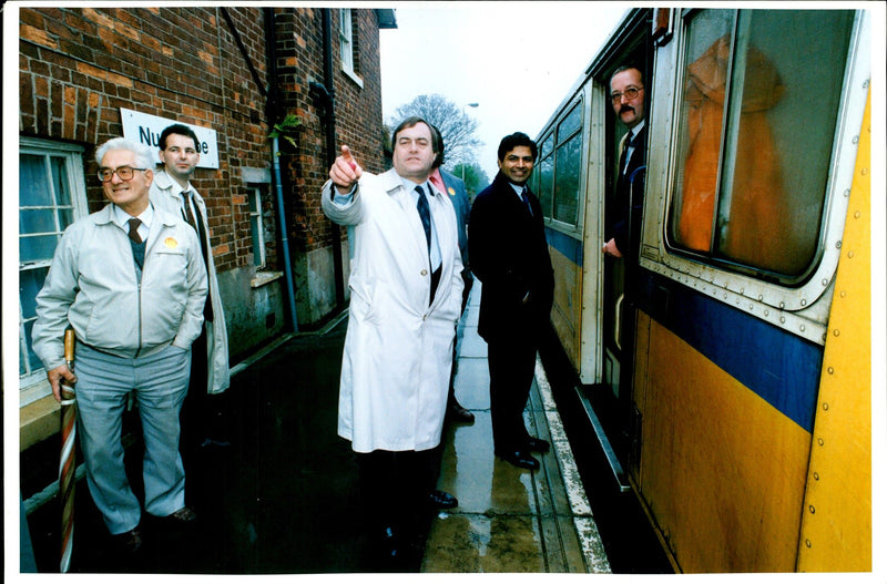 John Prescott and Ashok Kumar - Vintage Photograph