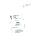 John Lowe - Vintage Photograph