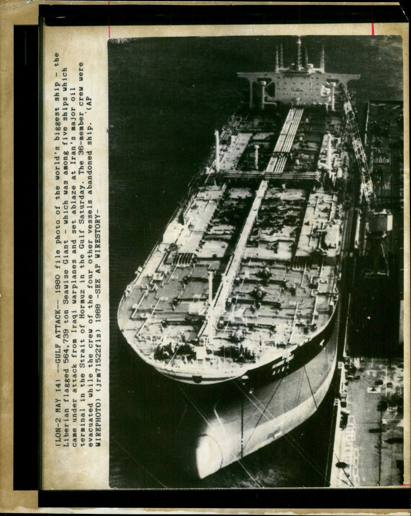 Ship: Seawise Giant - Vintage Photograph