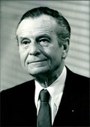 Jean Lecanuet and wife - Vintage Photograph