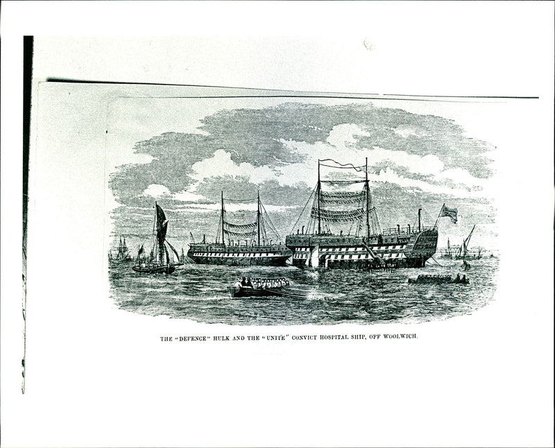 Prison Ships - Vintage Photograph