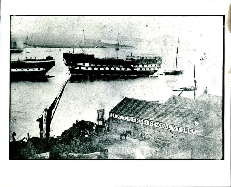 Prison Ships - Vintage Photograph
