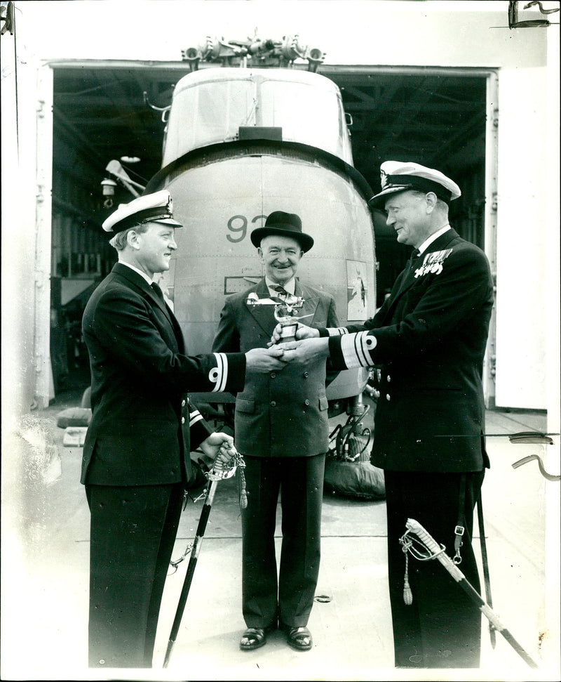 Admiral Sir Desmond Dreyer. - Vintage Photograph