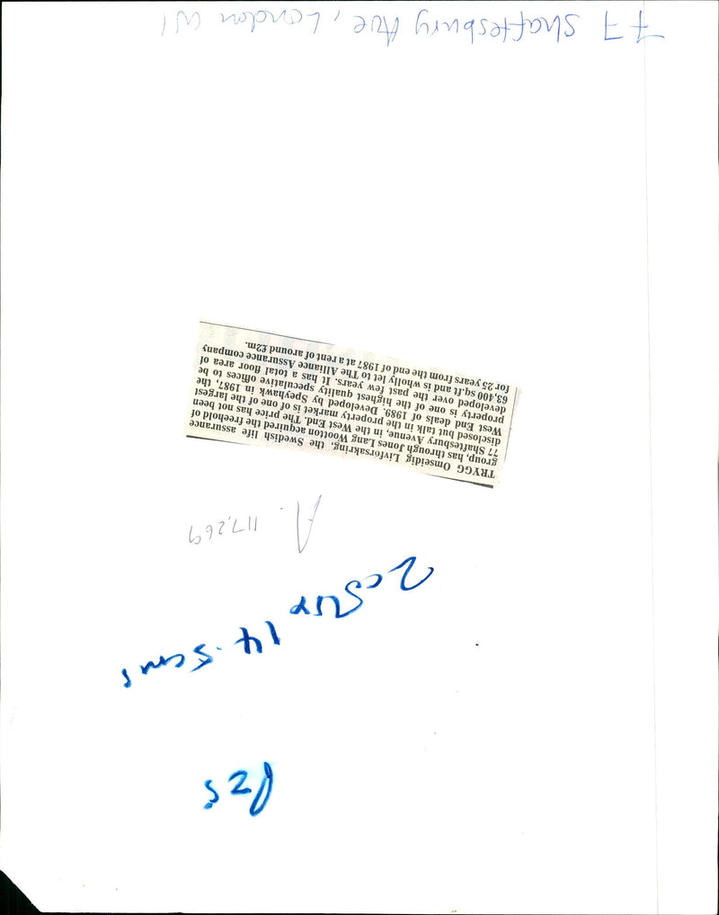 London Shaftesbury Avenue - Vintage Photograph