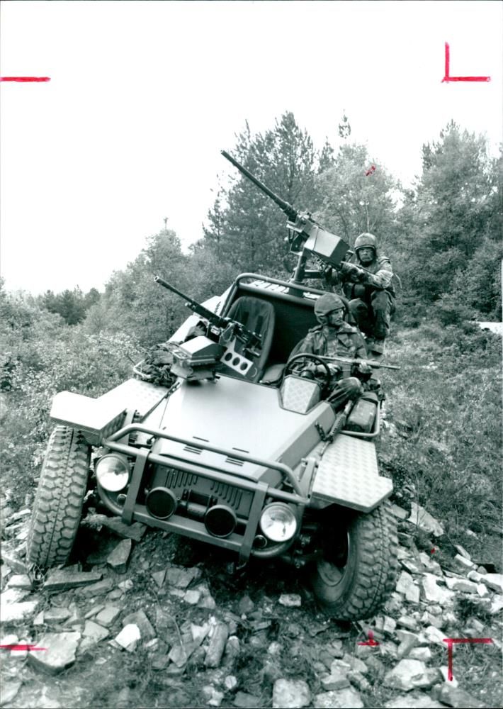 Army Vehicle: Saker - Vintage Photograph