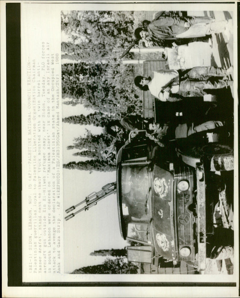 Lebanon Civil War - Vintage Photograph