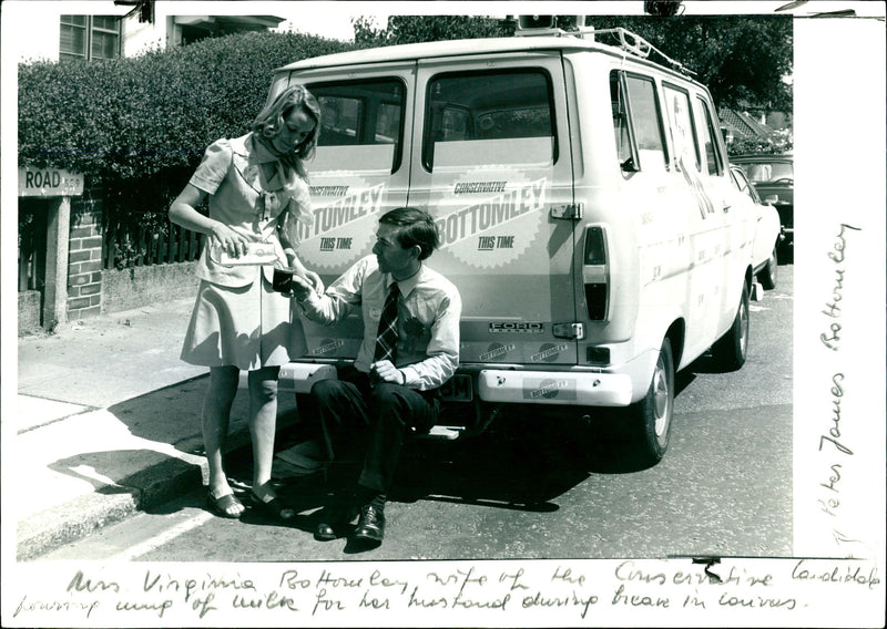 Peter Bottomley and Virginia Bottomley - Vintage Photograph