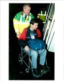 SELIM ZLOMUSICA AGED ARRIV ING HEARTLANDS HOSPITAL PHILIP HOLLIS - Vintage Photograph