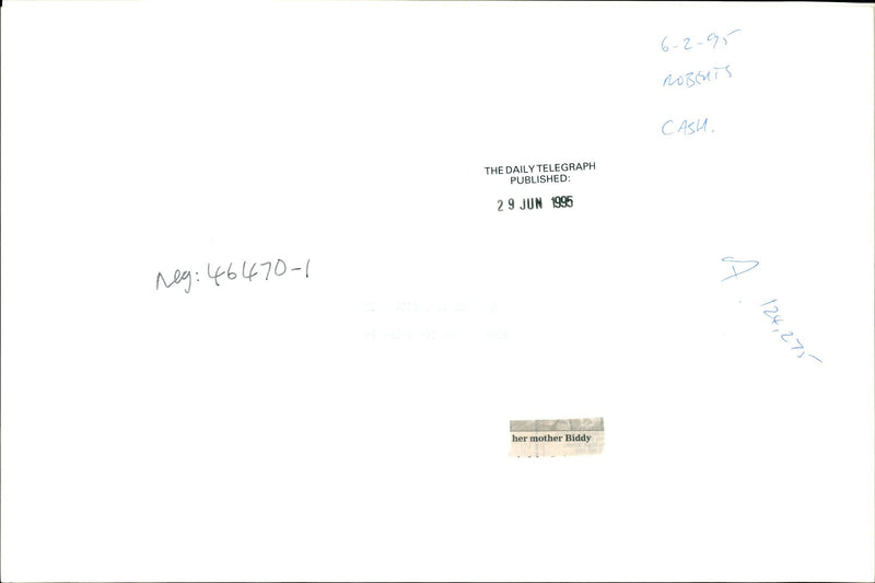 Bill Cash - Vintage Photograph