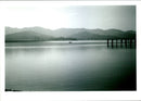 Artificial lake outside Tirana - Vintage Photograph